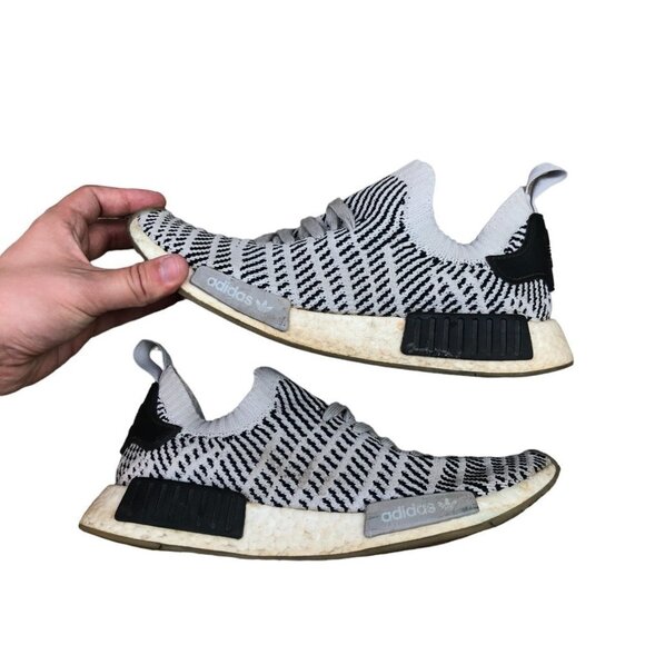 2017 Adidas NMD R1 STLT Grey Black Size 9.5 - Picture 7 of 10